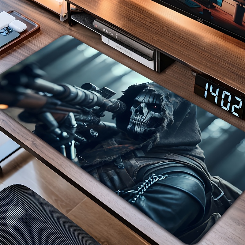 Esports Gaming Design - Büyük Grim Reaper Oyuncu Mouse Pad'i