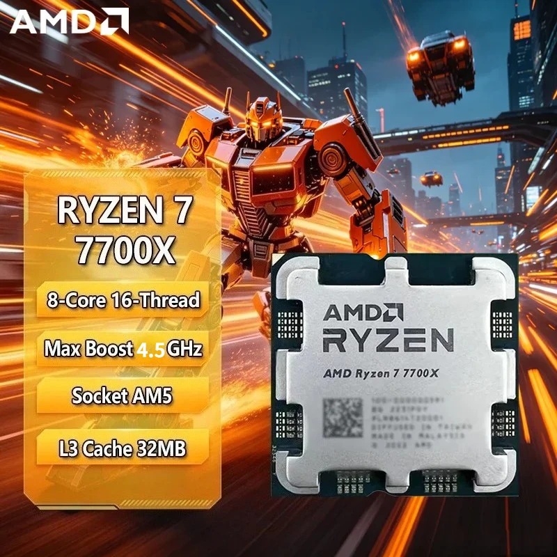 Amd Cpu Ryzen 7 - AMD Ryzen 7 7700X CPU, R7