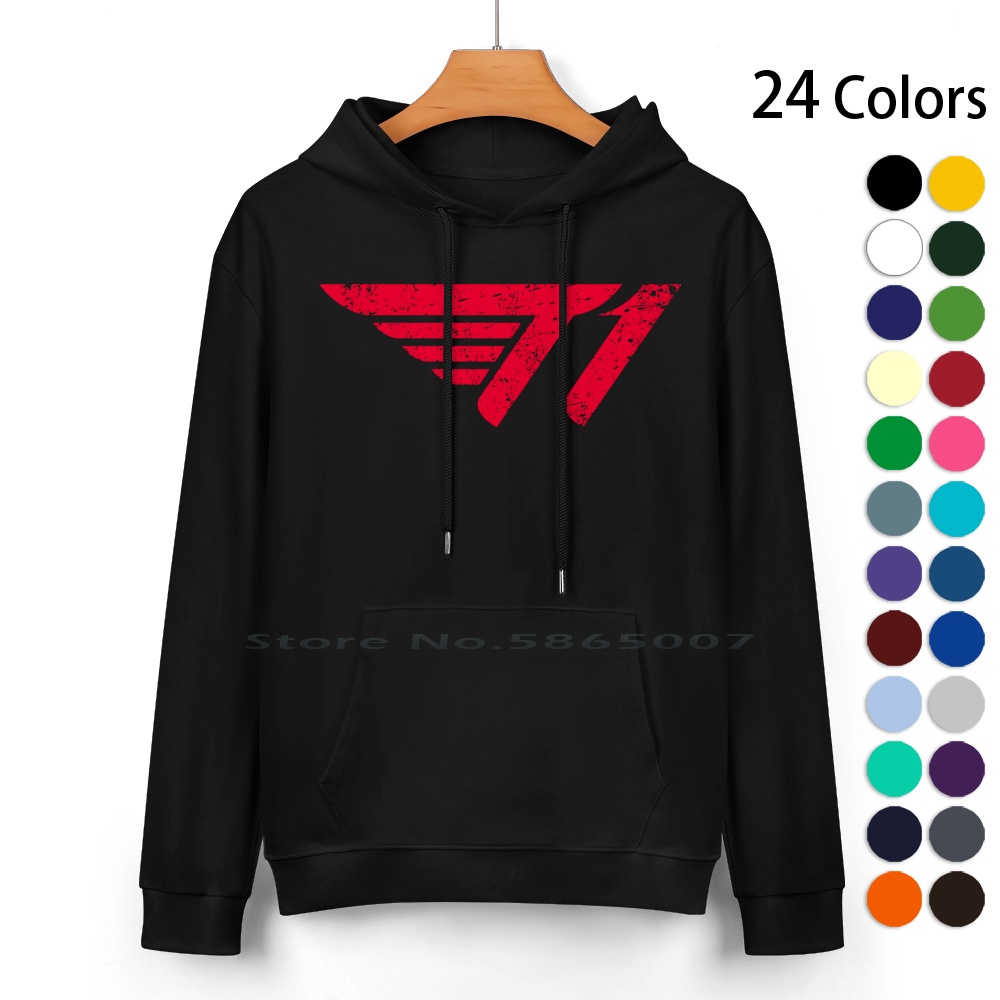 Esports Gaming Hoodie - T1-2.0 saf pamuk kapüşonlu kazak 24