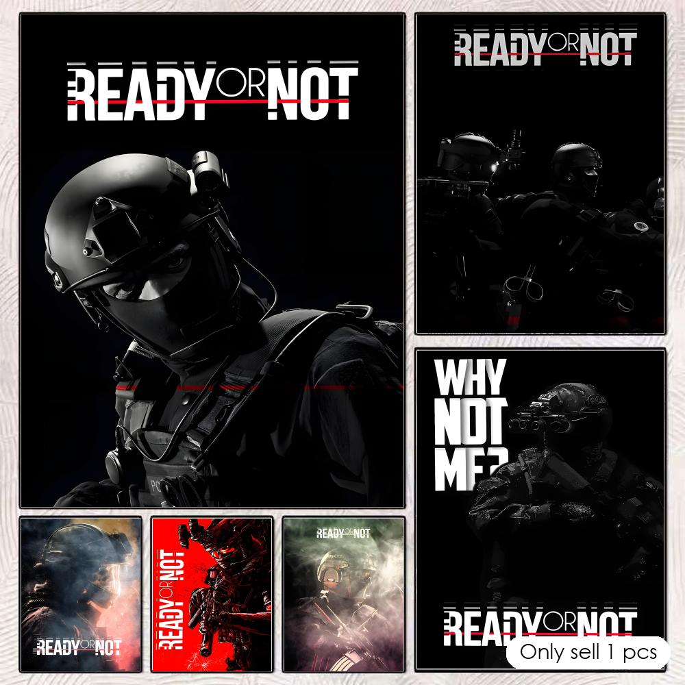 Esports Gaming Wallpaper - R-Ready veya N-NotS Posteri HD Duvar