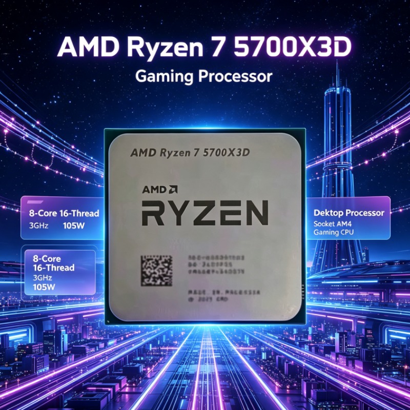 Amd Cpu Ryzen 7 - AMD Ryzen 7 5700X3D Masaüstü İşlemci,