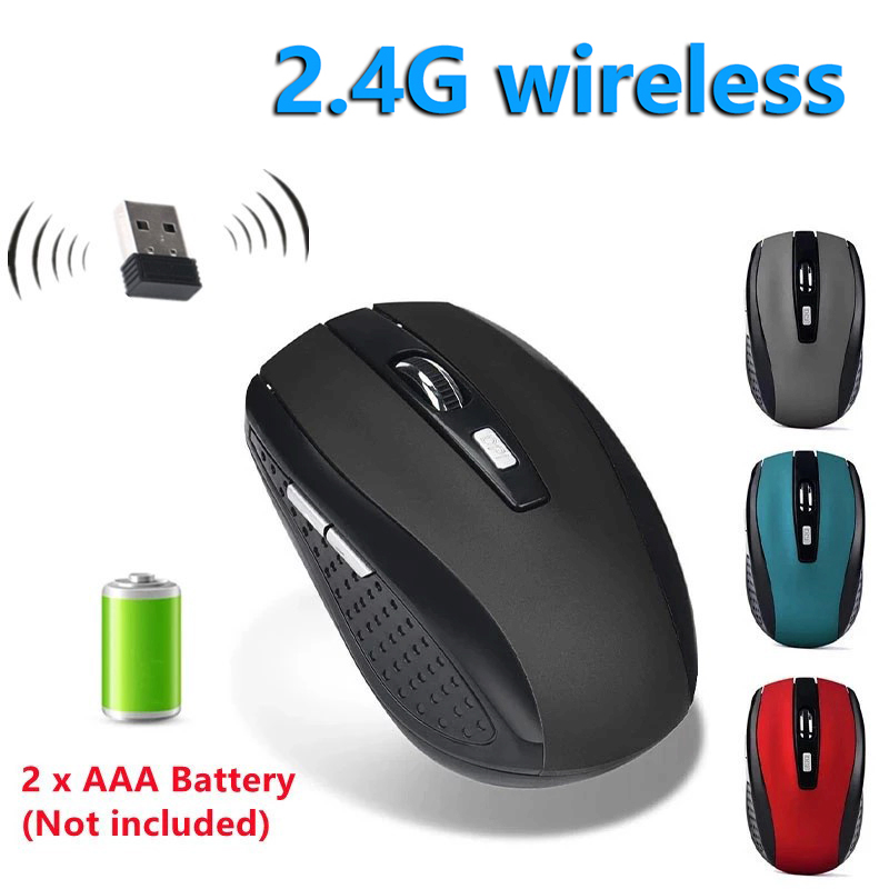 Esports Wireless Gaming Mouse - 2.4G Kablosuz Fare Taşınabilir Ergonomi Fare