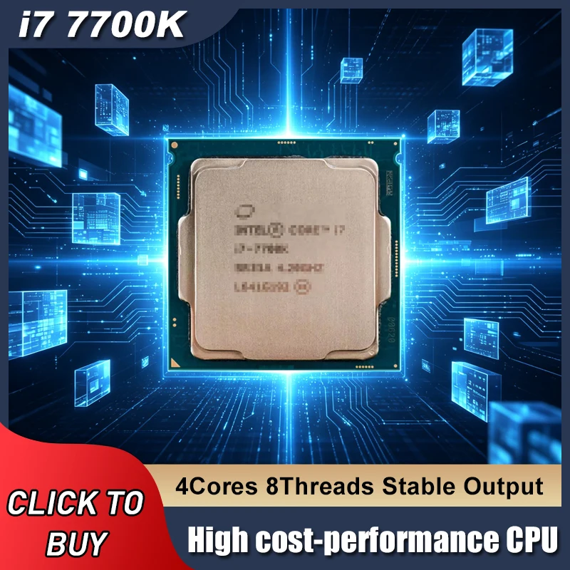 Intel Cpu Core I7 - Intel Core I7 7700K 4.2GHz Dört