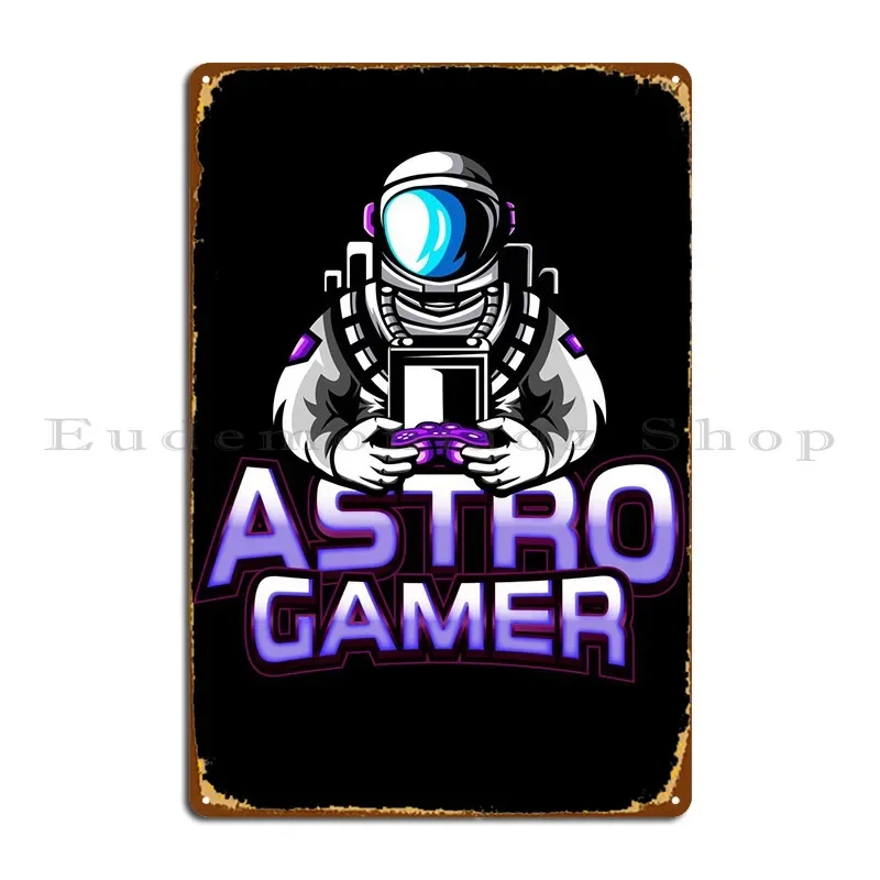 Esports Gaming Poster - Astro Gamer Gaming Esports Metal Plak