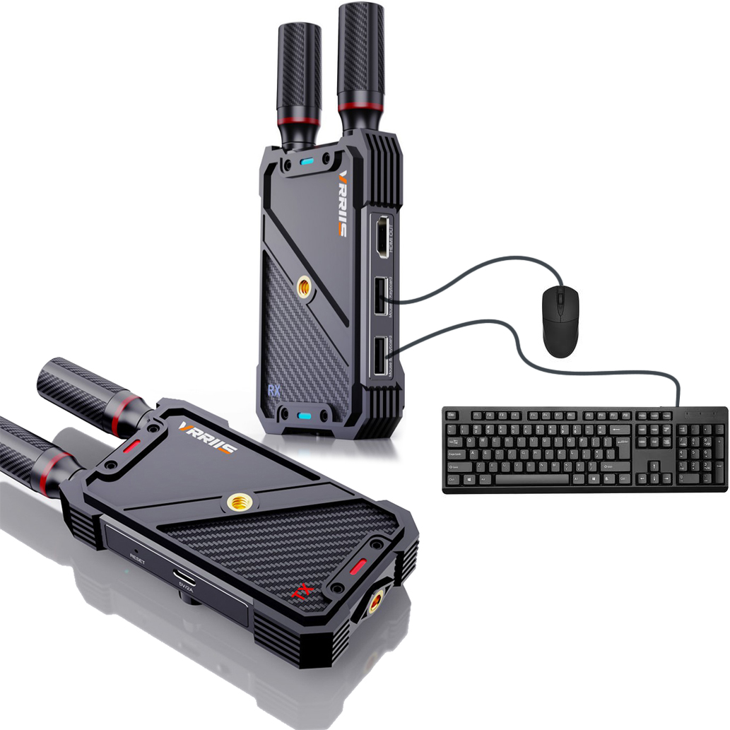 Esports Wireless Gaming Mouse - VRRIIS WL082K 400m Kablosuz HDMI KVM