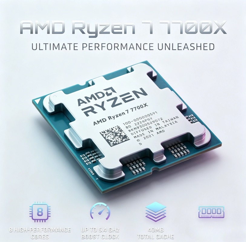 AMD Ryzen 7 7700X CPU, R7 7700 - Amd Cpu Ryzen 7 incelemesi ve fiyatı
