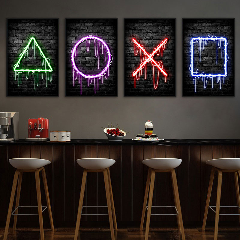 Oyun Temalı Neon 