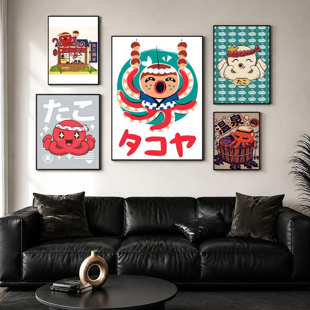 Sevimli Takoyaki Posteri Duvar - Esports Gaming Wallpaper incelemesi ve fiyatı