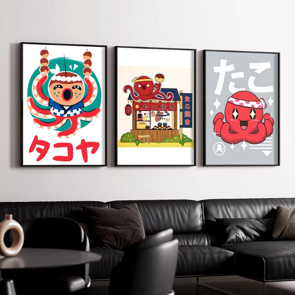 Sevimli Takoyaki Posteri Duvar - Esports Gaming Wallpaper incelemesi ve fiyatı