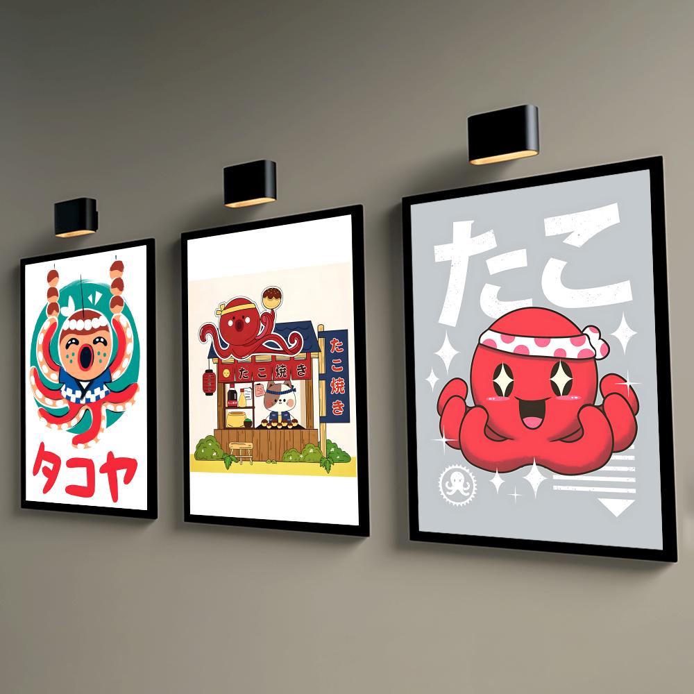 Sevimli Takoyaki Posteri Duvar - Esports Gaming Wallpaper incelemesi ve fiyatı