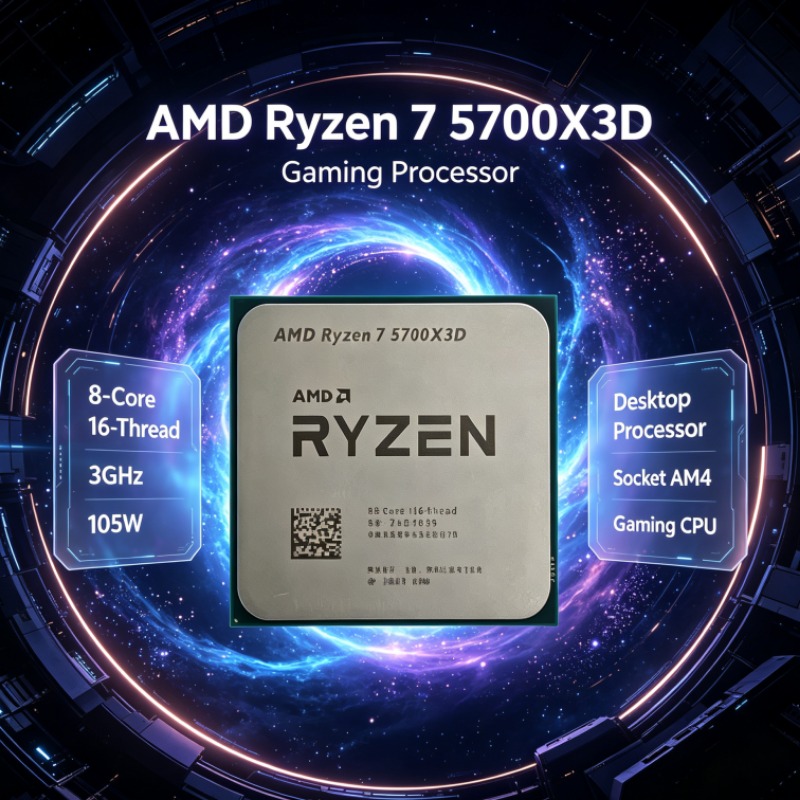 AMD Ryzen 7 5700X3D Masaüstü İ - Amd Cpu Ryzen 7 incelemesi ve fiyatı
