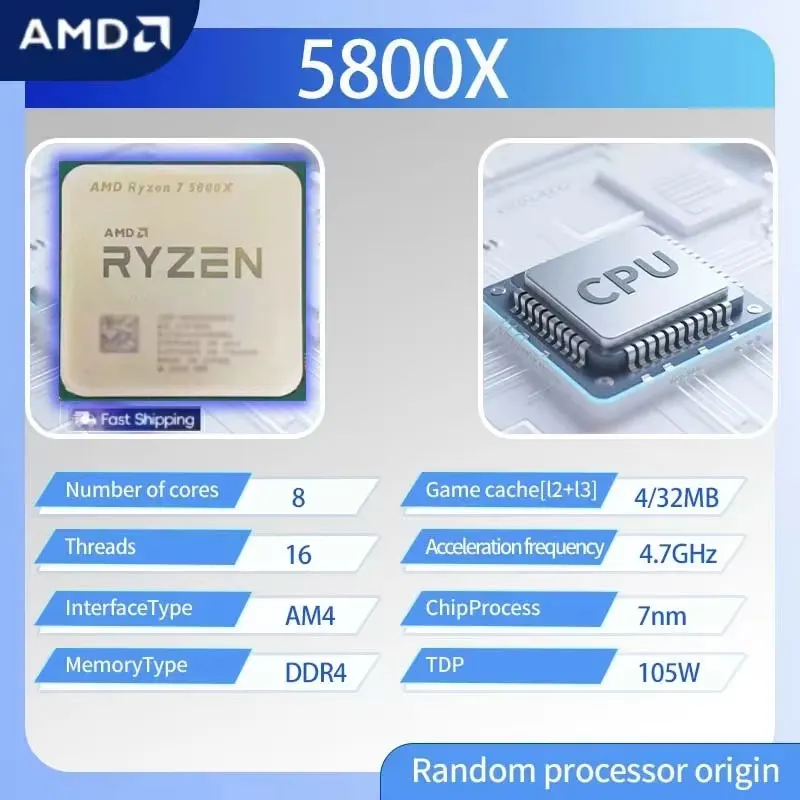 AMD Ryzen 7 5800X AMD R7 5800X - Amd Cpu Ryzen 7 incelemesi ve fiyatı