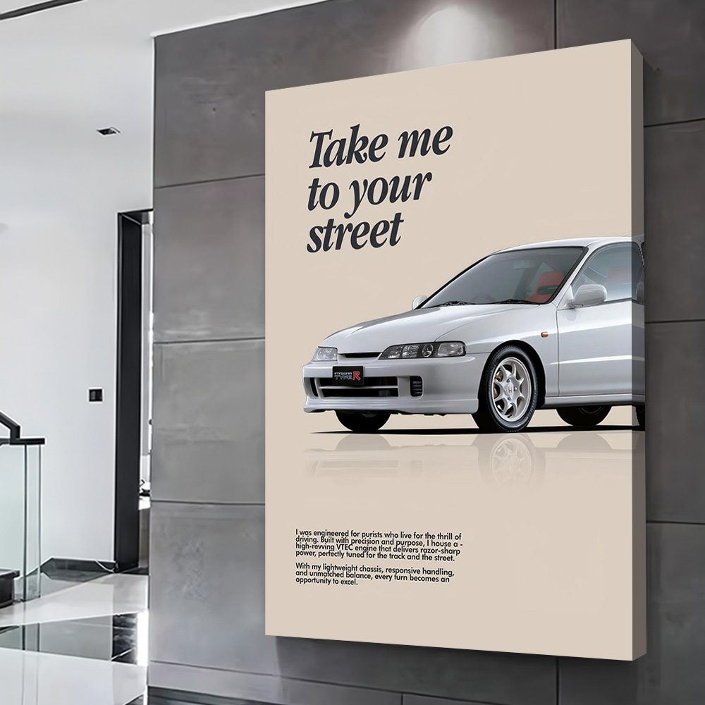 Spor Araba Integra Type R Bask - Esports Gaming Poster incelemesi ve fiyatı