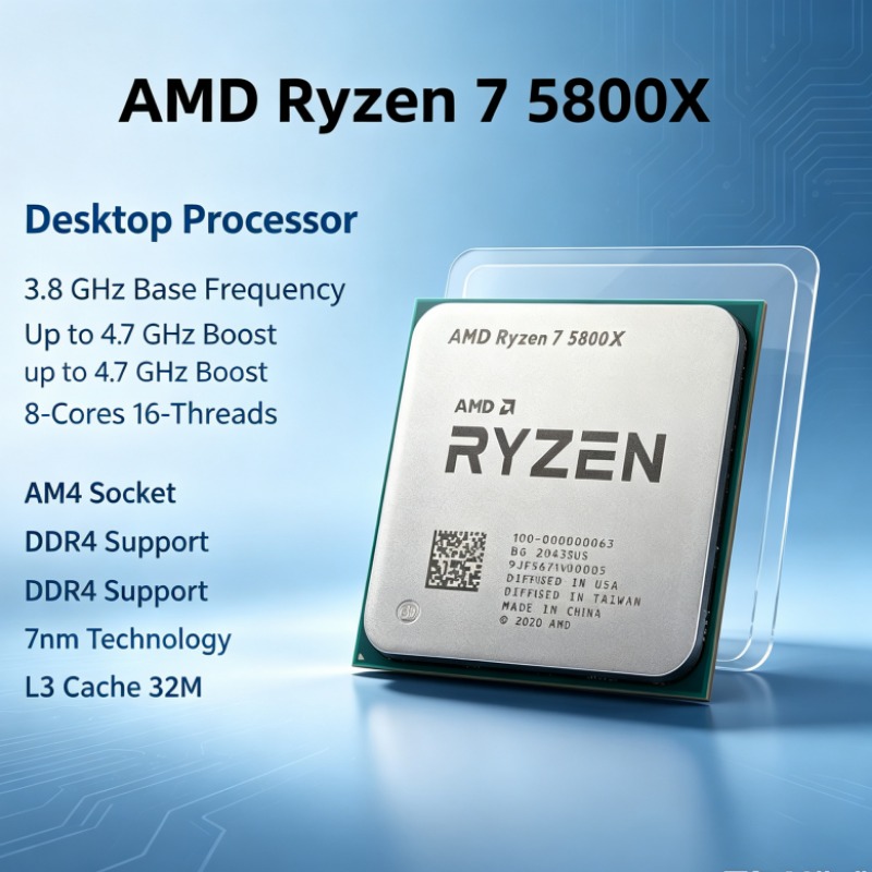 AMD Ryzen 7 5800X R7 5800X AM4 - Amd Cpu Ryzen 7 incelemesi ve fiyatı