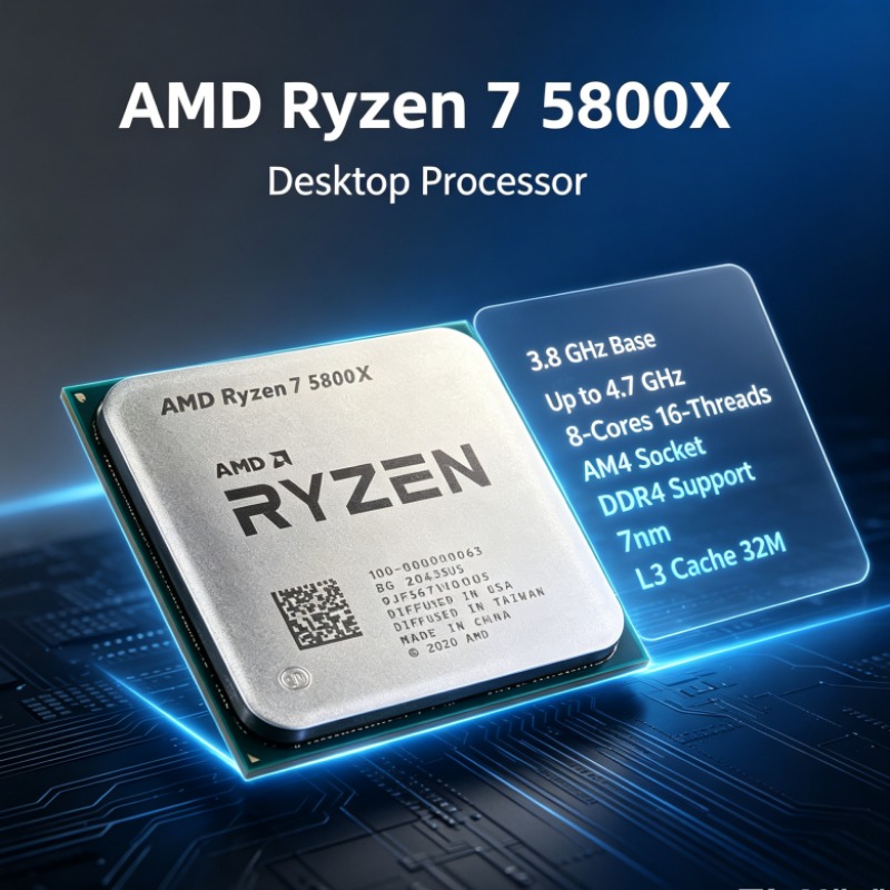 AMD Ryzen 7 5800X R7 5800X AM4 - Amd Cpu Ryzen 7 incelemesi ve fiyatı