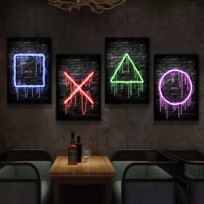 1 adet Çerçevesiz Kanvas Tablo - Esports Gaming Poster incelemesi ve fiyatı