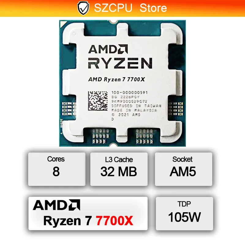 AMD Ryzen 7 7700X 5NM Yüksek P - Amd Cpu Ryzen 7 incelemesi ve fiyatı