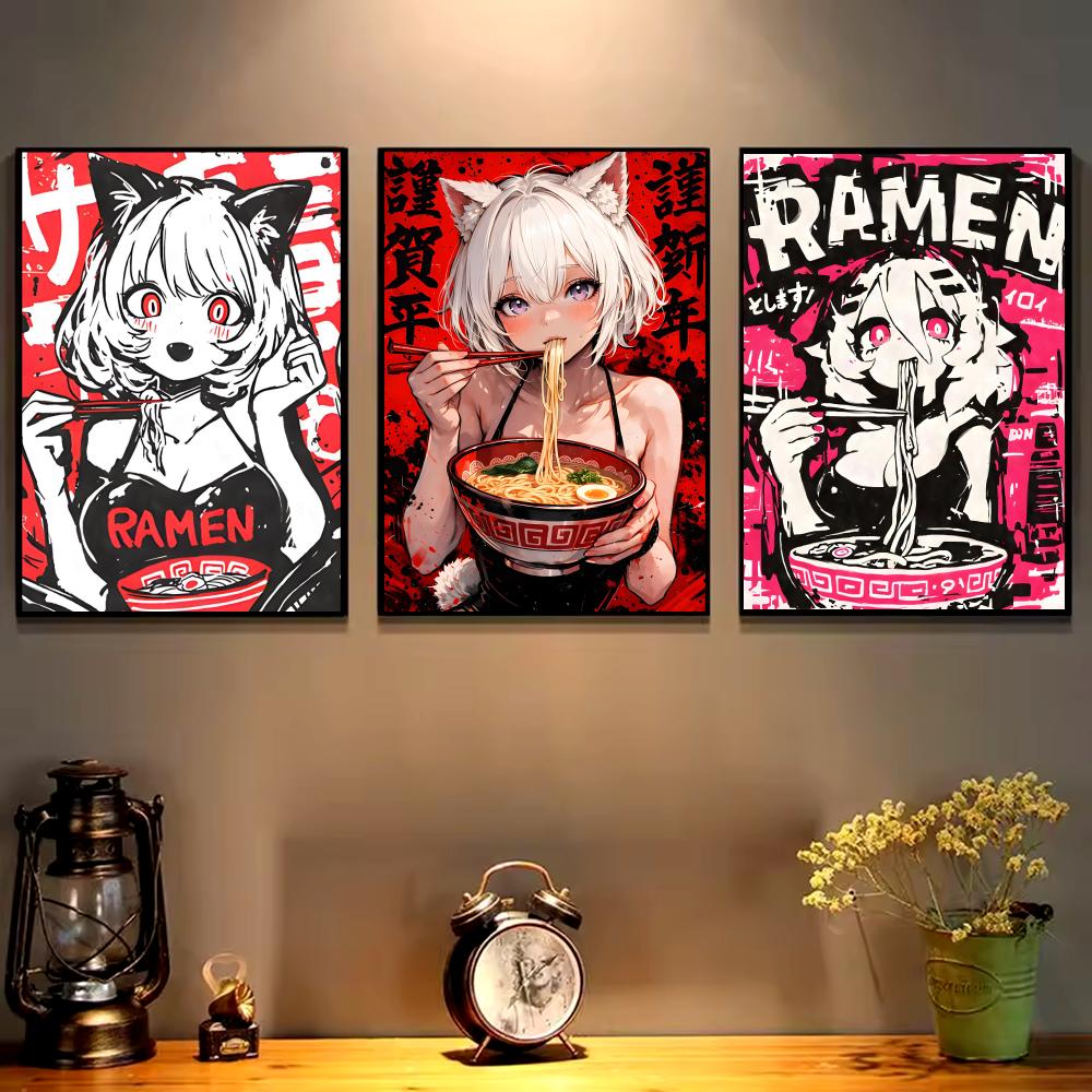 Anime Kedi Kız Resim Kaligrafi - Esports Gaming Poster incelemesi ve fiyatı