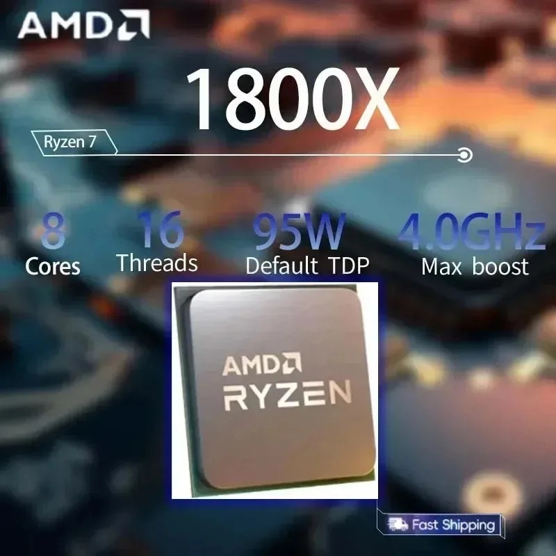 100% Yepyeni Orijinal R7 1800X - Amd Cpu Ryzen 7 incelemesi ve fiyatı