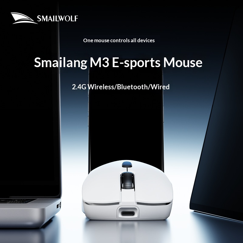 SMAILWOLF M3 PRO Kablosuz Blue - Esports Wireless Gaming Mouse incelemesi ve fiyatı
