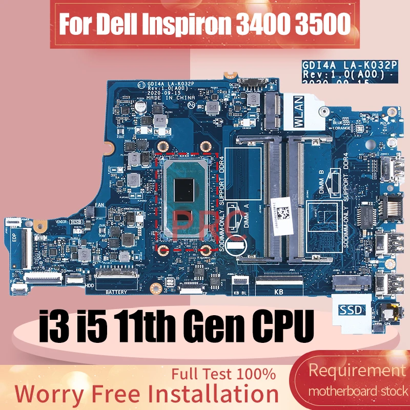 LA-K032P Dell Vostro 3400 3500 - Intel Cpu Core I7 incelemesi ve fiyatı