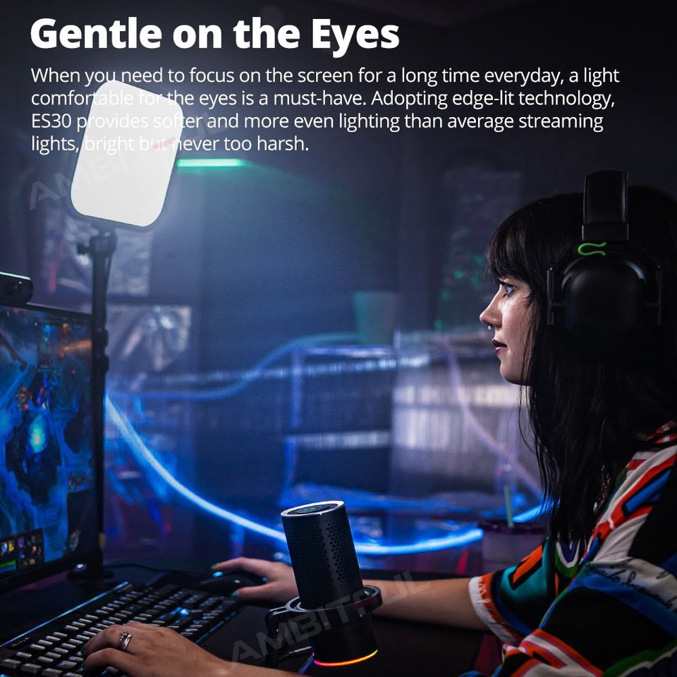 Godox LED Oyun Lambası ES30 E- - Esports Gaming Video incelemesi ve fiyatı