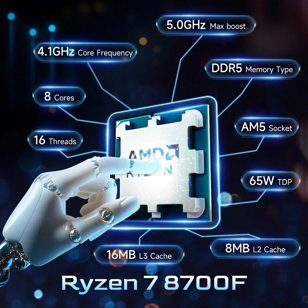YENİ AMD Ryzen 7 8700F R7 8700 - Amd Cpu Ryzen 7 incelemesi ve fiyatı